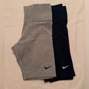 Nike Biker Shorts in Grey and Navy Blue